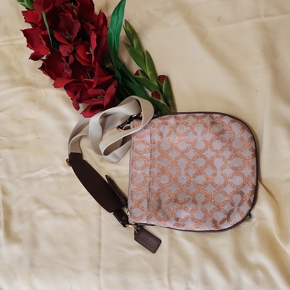 Coach Mini Bucket Bag In Signature Jacquard And Coach Patch - Picture 2 of 4